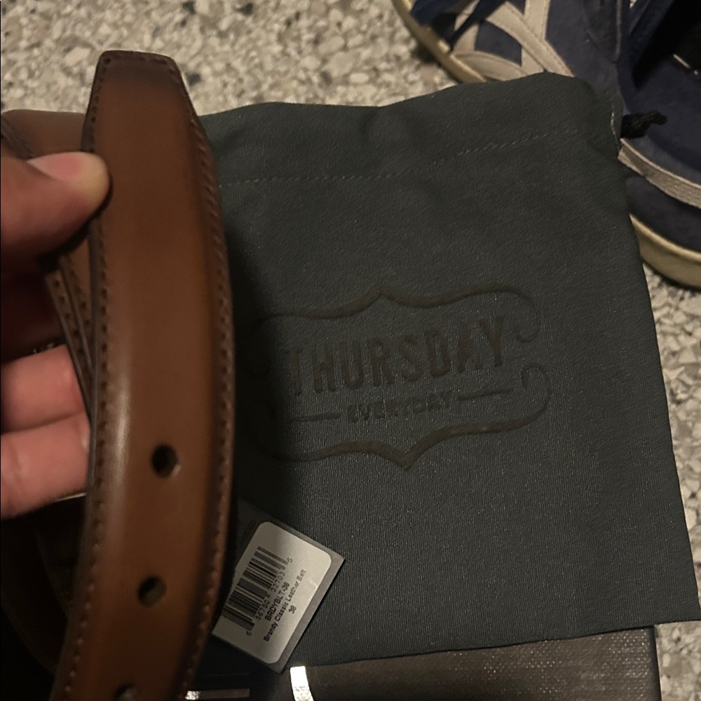 Brandy Melville Brown Leather Belt